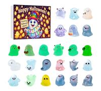 Halloween Countdown Calendar - Ghost Count Down Calendar | 24-Day Countdown Calendars with Miniature Ghosts | Glow-In-The-Dark Collectible Sculpture for Tabletop Tovaglia Bookshelf Decoration