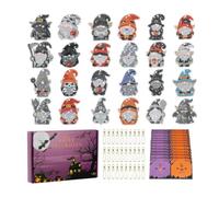 Halloween Countdown Calendar, Gnome Keychains, Holiday Decoration Set