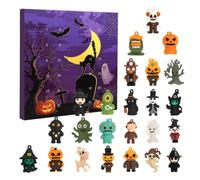 Halloween Countdown Ghost - Silicone Figurine Kit, Bat Desk Ornament, Spook | Spooky Halloween Advent Halloween Countdown Home Haunted House School Offices Party Fall Children Boys Girls Teenagers Family