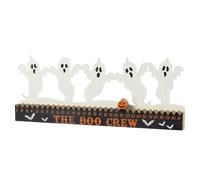 Halloween Countdown - Halloween Wooden Calendar | Ghost Halloweenn Decor Indoor, Ghost Halloweenn Desk Decor, Wooden 31 Day Ornament Figurine Sign Cute Design For Table Room Desktop Living Bedroom