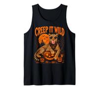Halloween Creep It Wild Cool Cheetah Leopard Divertente Halloween Canotta