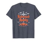 Halloween Cristiano: Croce Gotica redenta e spettrale Maglietta, Uomo, Pervinca, S