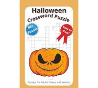 Halloween Crossword Puzzle Book: Crossword Puzzles with Easy to Read Print about Halloween, Haunted, Spooky and More | 6x9 inches, 120 pages | 50+ ... Gifts for Vacations, Holidays and Relaxation