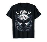 Halloween Crow Gothic Raven Moon Spooky Night Sky Maglietta