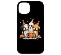 Halloween Cuccioli Fantasma Popcorn Divertimento Custodia per iPhone 13