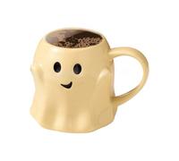 Halloween Cup - 440 ml Novelty Ghost Mug, Multipurpose Reusable Tea Cup | Multifunctional Daily Routine Parrty College Book Club Meetings Holiday Dorm Room Game Night Fun Beverage Drinking Accessory