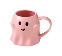 Halloween Cup - 440 ml Novelty Ghost Mug, Multipurpose Reusable Tea Cup | Multifunctional Daily Routine Parrty College Book Club Meetings Holiday Dorm Room Game Night Fun Beverage Drinking Accessory