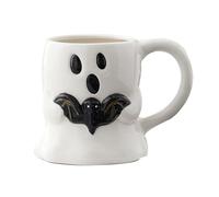 Halloween Cup, Ghost Ceramic Mug Coffee Cup, Cute Spooky Drinkware with Handle, for Party Favors Kitchen Bedroom Desk Table Bookshelf Kids Adults Birthday Halloween Decor