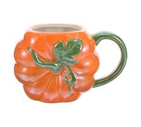 Halloween Cup - Tankard in ceramica a forma di manico contenitore per bevande stagionali per Juice Milk Beer Wine | Divertente regalo per adulti colleghi insegnante