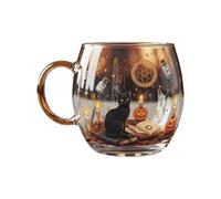 Halloween Cups - Haunted Path Spooky Fall Pumpkin Ghost Cup | Beverage Drink Containers | Spooky Design Beverages Drinkwares For Home Kitchen Restaurant Counter Farmhouse Apartment Accessories