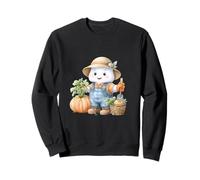 Halloween Cute Ghost Gardening Plant Graphic Spooky Season Felpa