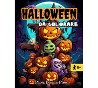 HALLOWEEN DA COLORARE: Libro da colorare con 50 immagini spaventose e divertenti a tema halloween. Adatto a piccoli e grandi artisti.