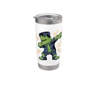 Halloween Dabbing Mostro Frankenstein Bicchiere termico in acciaio inox doppia parete