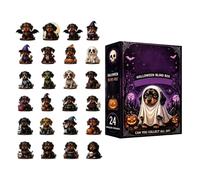 Halloween Dachshund 24 Day Acrylic Dog Countdown - Anticipate Delight