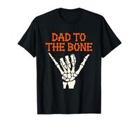 Halloween Dad To The Bone Skeleton Hand Fun Papa Maglietta