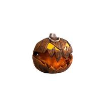 Halloween Decor, Decorazione di Zucca di Halloween, realistica, Atmosfera Spaventosa, Luce alimentata a Batteria con Occhi rivolti Verso l'Alto, for Cortile, Bar, casa stregata