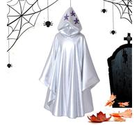 Halloween Decor Ghost Hangable Resin Faceless Cloak Spooky Ornament Outdoor