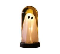 Halloween Decor Light Up Ghost In Glass Cloche-Cute Ghost With Light per Home Party Decor Supplies e decorazioni per le vacanze
