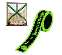 Halloween Decorations Caution Tape - Halloween Spooky Warning Glowing