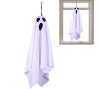 Halloween Decorations, Halloween Ghost Figurines with LED Light, 19.69x15.75 Inches, 3 Flashing Modes, Spooky Atmosphere Lights, Sturdy Outdoor Ornament for Porch Yard Tree Gate Lawn Patio Park