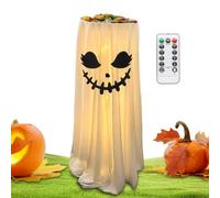 Halloween Decorations Outdoor Ghost 32 Inch with Remote Spooky | Outdoor Ghost Decorations Decorative Containers for Home Front Door Haunted House Garden Patio Lawn Party Holiday Fall