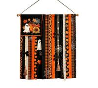 Halloween Decorations - Skeleton Banner 68x76cm Fall Funny Pumpkin Ghost