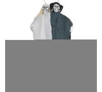 Halloween Decorations, Vintage Horror Props with Sound Bride Groom Skeleton, Spaventoso Halloween Ghosts Props, Home Accessories for Yard Home House Indoor Wall Outdoor Garden Window Campfire Display