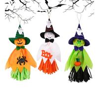 Halloween Decorazione Da Appendere Fantasma, Decorazione Halloween Horror, Halloween Spaventapasseri Da Appendere, Fantasma, Per La Festa Di Halloween Decorazione Horror Per Porte, Corridoi, Verande
