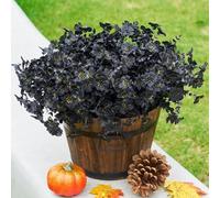 Halloween Decorazioni 12 Pezzi Fiori Finti per Cimitero Addobbi Casa Giardino Piante Bouquet Mazzo Finte Artificiali da Esterno Interno Decori Allestimento Accessori Hallowen Party Festa Decorazione