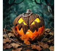 Halloween Decorazioni: Zucca Parlanti, Lanterna di Zucca a Comparsa | Zucca Jack-O-Lantern a Attivazione Vocale, con Funzione di Canto, per Interni ed Esterni, Decorazioni Festa Giorno