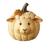 Halloween Deko Farm Pumpkin Figurines Cute Funny Cow Duck Sheep Pig Chicken Horse Statue Halloween Thanksgiving Fall Decorations Farmhouse Table Center Tischdekoration (B, One Size)