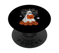 Halloween del Siberian Husky PopSockets PopGrip Adesivo