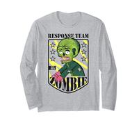 Halloween della Squadra di Risposta agli Zombi Maglia a Manica