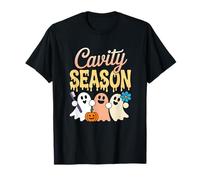 Halloween Dentist Spooky Hygienist Tooth Squad Maglietta