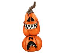 Halloween Desktop Decoration - Spooky Resin Figurines Set With Witch, Black Cat, Pumpkin, Ghost, Decorative Table Centerpiece For Halloween Party, Home Decor, Office Desk, Haunted House, Holiday Displ