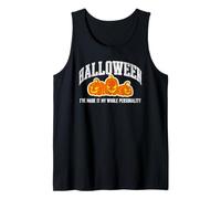 Halloween divertente citazione spettrale stagione zucca amante umorismo Canotta