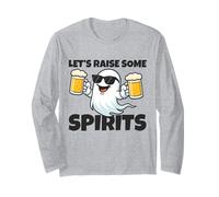 Halloween Divertente Fantasma alziamo Alcuni Spiriti Maglia a Manica