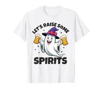 Halloween Divertente Fantasma alziamo Alcuni Spiriti Maglietta