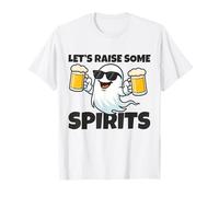 Halloween Divertente Fantasma alziamo Alcuni Spiriti Maglietta