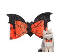 Halloween Dog Hair Bow - Accessorio festivo per animali domestici, Bowknot per toelettatura del cane | Forcina per capelli in metallo, grazioso papillon con design di Halloween, clip per capelli