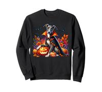 Halloween Dog Women Pumpkins Italian Greyhound Dog Vampire Felpa