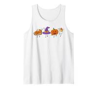 Halloween Doodles Spooky Stagione Amici Carino Autunno Zucca Canotta