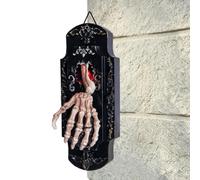 Halloween Door Bell Hangable Touch - Motion Activated Skeleton Hand Door | Halloween Hangable Door Bell for Haunted House Porch Party | Entrance Seasonal Display Trick-or-Treat Events Halloween Door