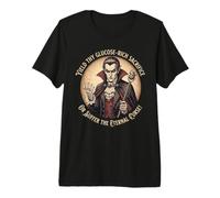 Halloween Dracula Glucosio Ricco Sacrificio Maledizione Maglietta Premium
