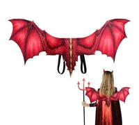 Halloween Dragon Cape Wings - Cosplay Costume Accessory for Adults & Kids | 1 Size Fits Most | Fantasy Party Wings for Men, Women | Carnival, Fancy Dress, Halloween Prop