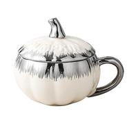 Halloween Drinkware, Festive Coffee Cup, Ceramic , Fall-Themed Kitchenware, Autumn Cup, Pumpkin-Shaped Mug, Candy Bowl for Halloween, Studio Decor Mug