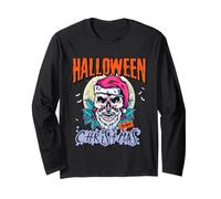 Halloween È Il Mio Natale I Halloween Costume Horror Santa Maglia a Manica