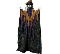 Halloween EFFETTO fantasma teschio occhi rossi luminoso e suono paura scheletro