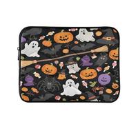 Halloween Elements Dark 13 pollici trapuntato Laptop Sleeve Case Soft Notebook Protector Bag Computer Carry Case