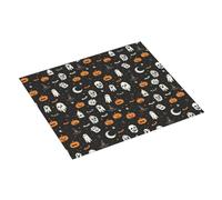 Halloween Elements - Tappetino scolapiatti assorbente per bancone della cucina, 40,6 x 45,7 cm, tappetino natalizio per scolapiatti con anello per appendere